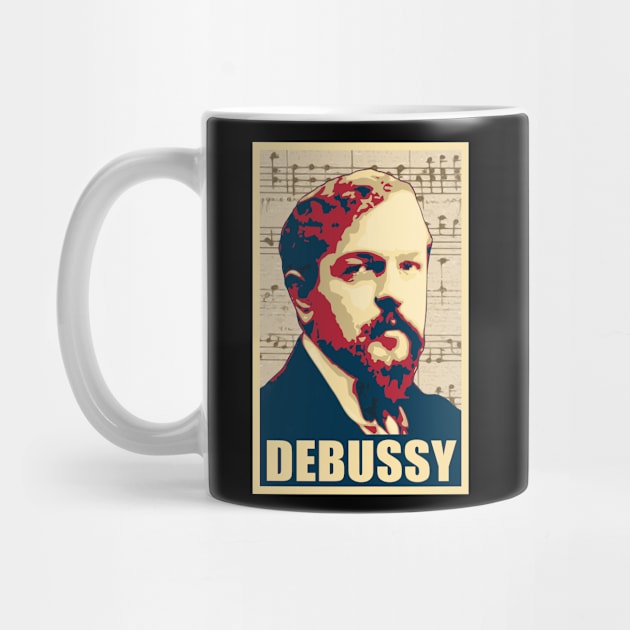 Claude Debussy musical notes by Nerd_art